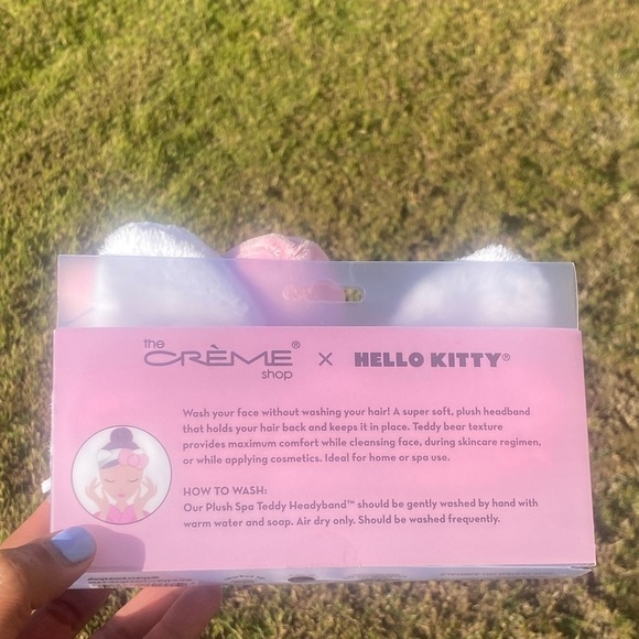 Hello kitty pink and white plush headband , NWT - Picture 2 of 8